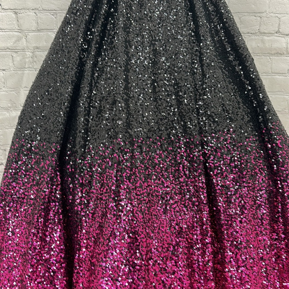Jovani Ombré‎ Ballgown black and pink 00 Formal Prom Pageant - Picture 3 of 5
